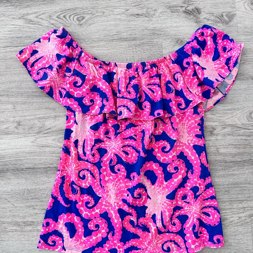 Lily Pulitzer Off-Shoulder Top